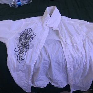 white y2k shirt